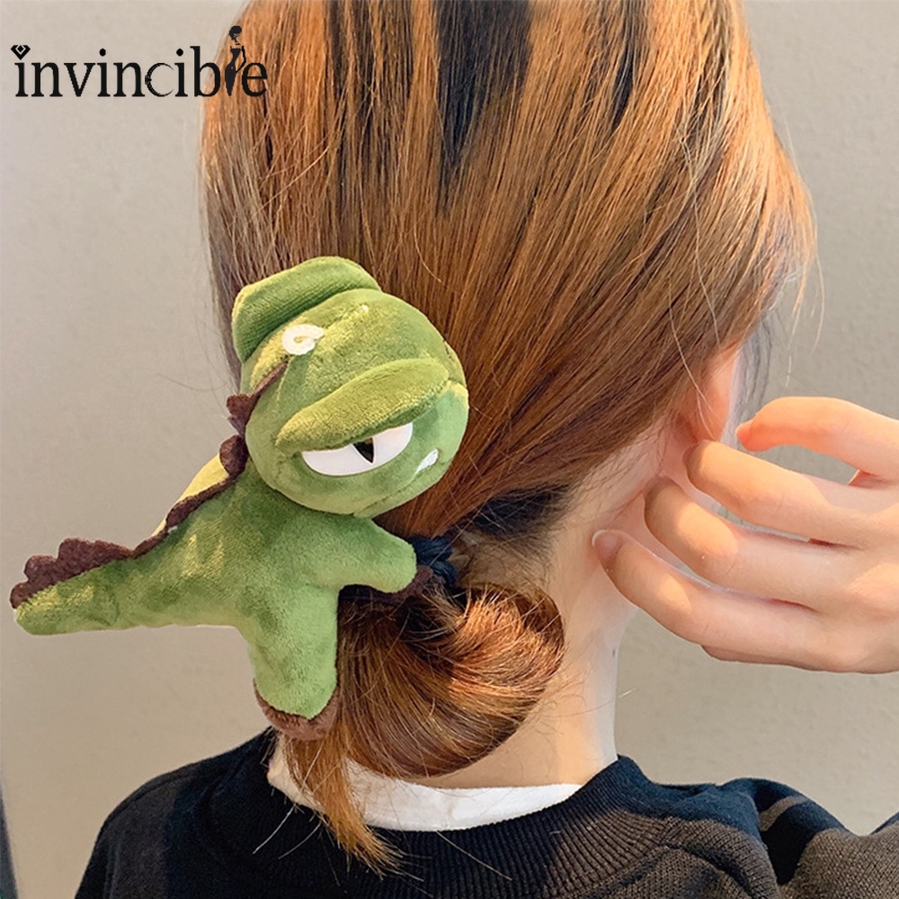 Dây Buộc Tóc Hình Khủng Long Nhồi Bông Đáng Yêu