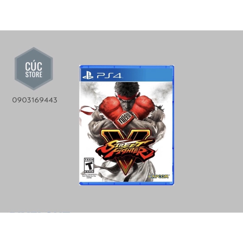 Đĩa chơi game PS4: Street Fighter V