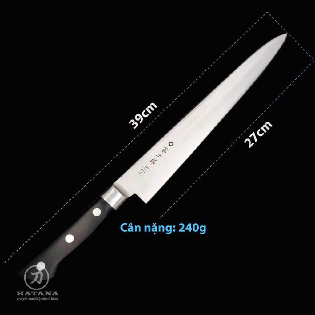 [Chính hãng] Dao Nhật TOJIRO Sujihiki Slicer F806 (270mm) dao lọc thịt thép 3 lớp lõi VG10 - BH trọn đời, mài lại 2 năm