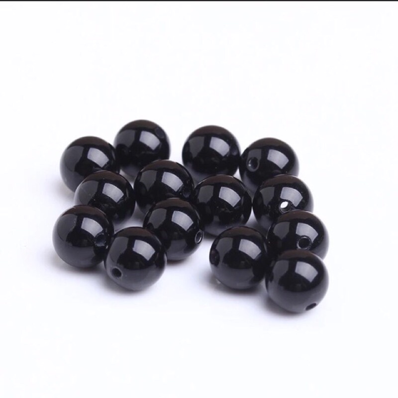 10 HẠT ĐÁ TRÒN MÃ NÃOO 8 LY XUYÊN VÒNG