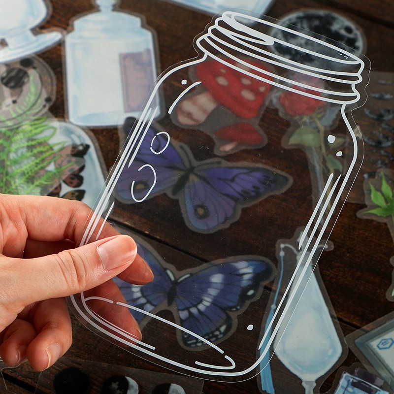 Set 20 miếng dán trang trí hình hoa cúc xinh xắn