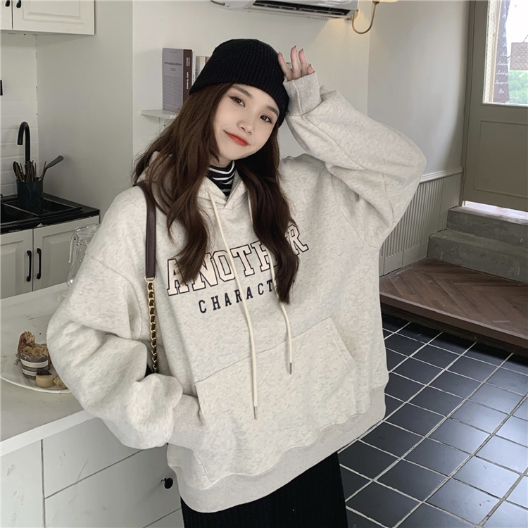 Áo hoodie Perty dáng rộng thời trang phong cách Hàn Quốc cá tính cho nữ