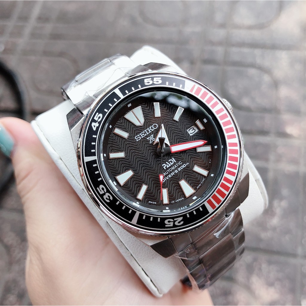 Đồng Hồ Nam Seiko X Samurai Dây Thép 44MM