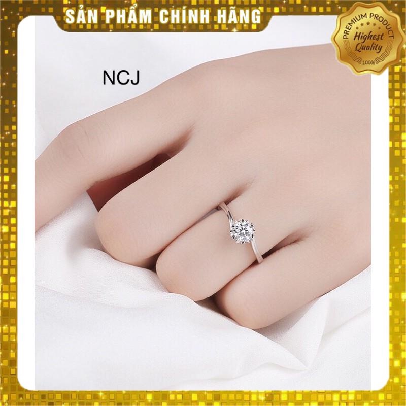 Nhẫn Bạc Đính Đá Cho nữ