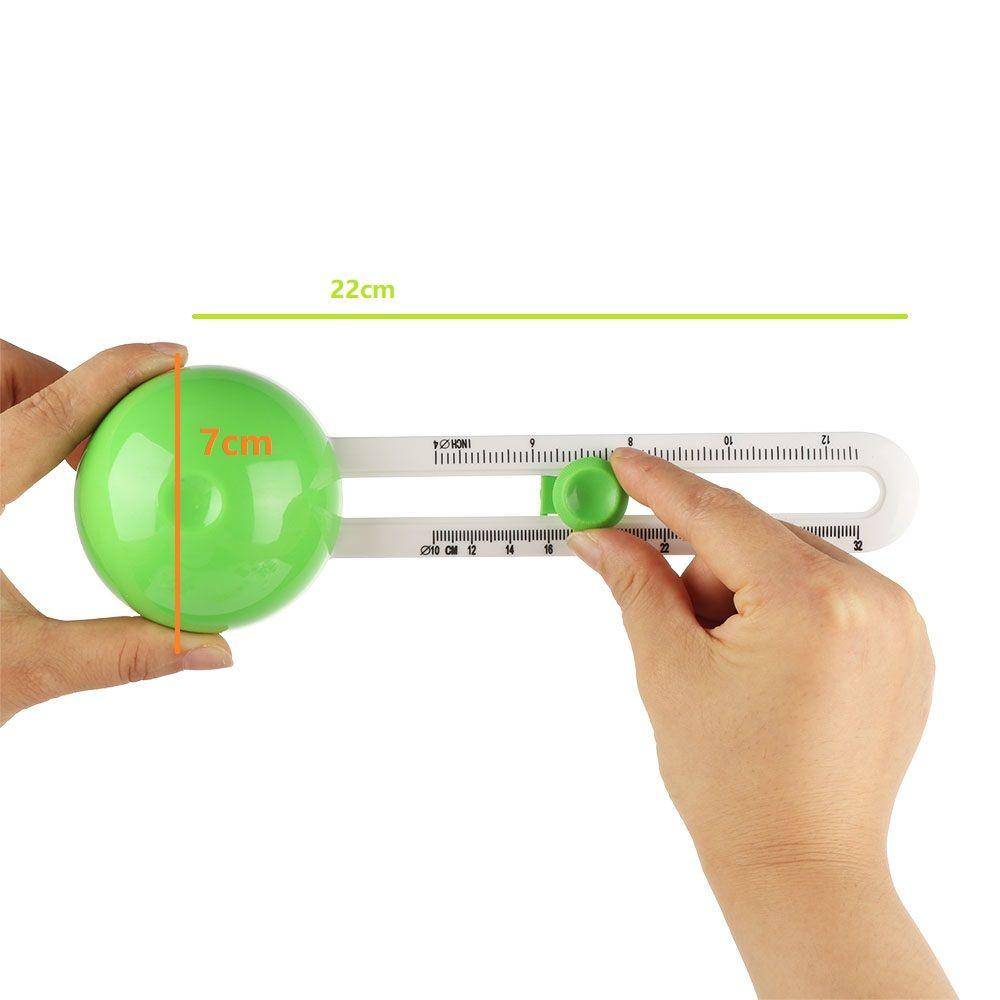 Dụng cụ cắt giấy hình tròn kèm thước la bàn xoay tiện dụng