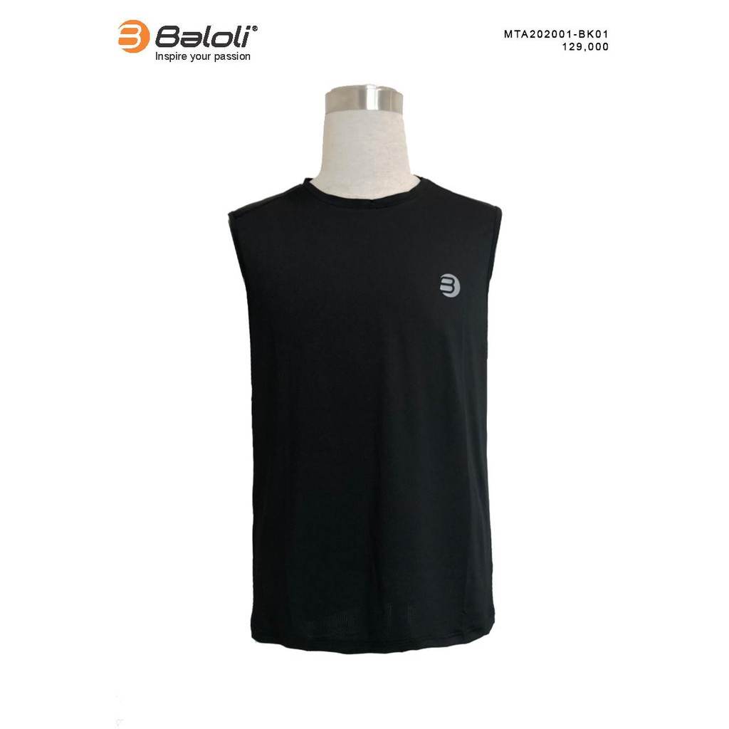 Áo sát nách nam, cổ tròn, can phối vai, form regular