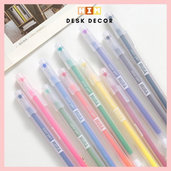 [Mã LIFE1003ALL giảm 10% đơn 50K] Bút mực gel Mira cute, bút viết calligraphy ngòi 0.5mm nhiều màu dễ thương