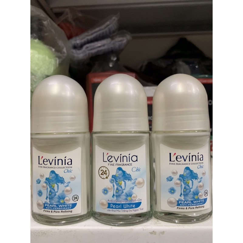 Lăn Khử Mùi Trắng Da L’evinia 50g