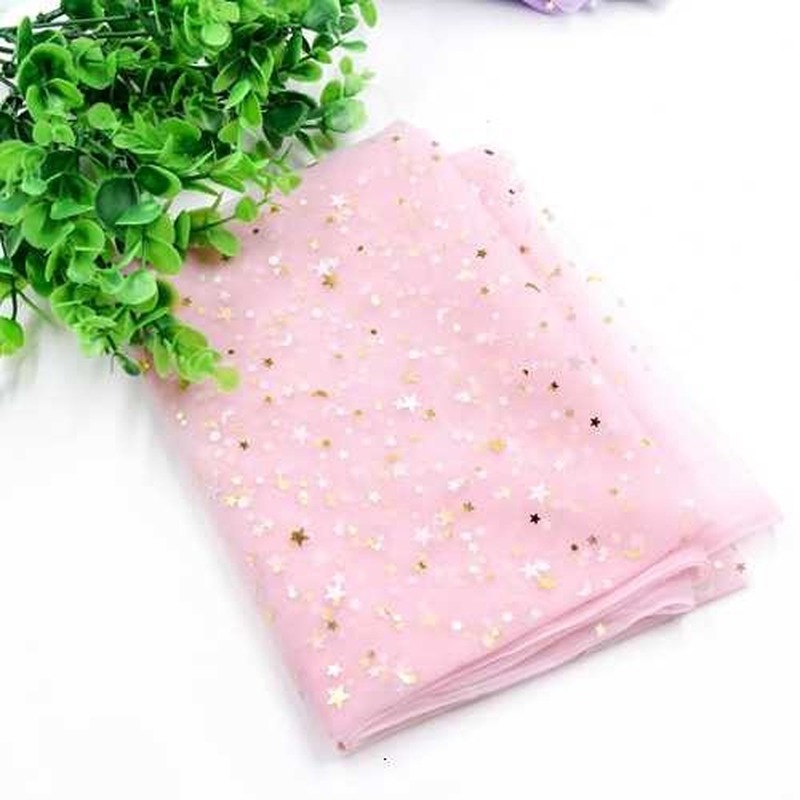 1 Vải Tuyn Ngôi Sao 70*100CM Trang Trí Tiệc Cưới