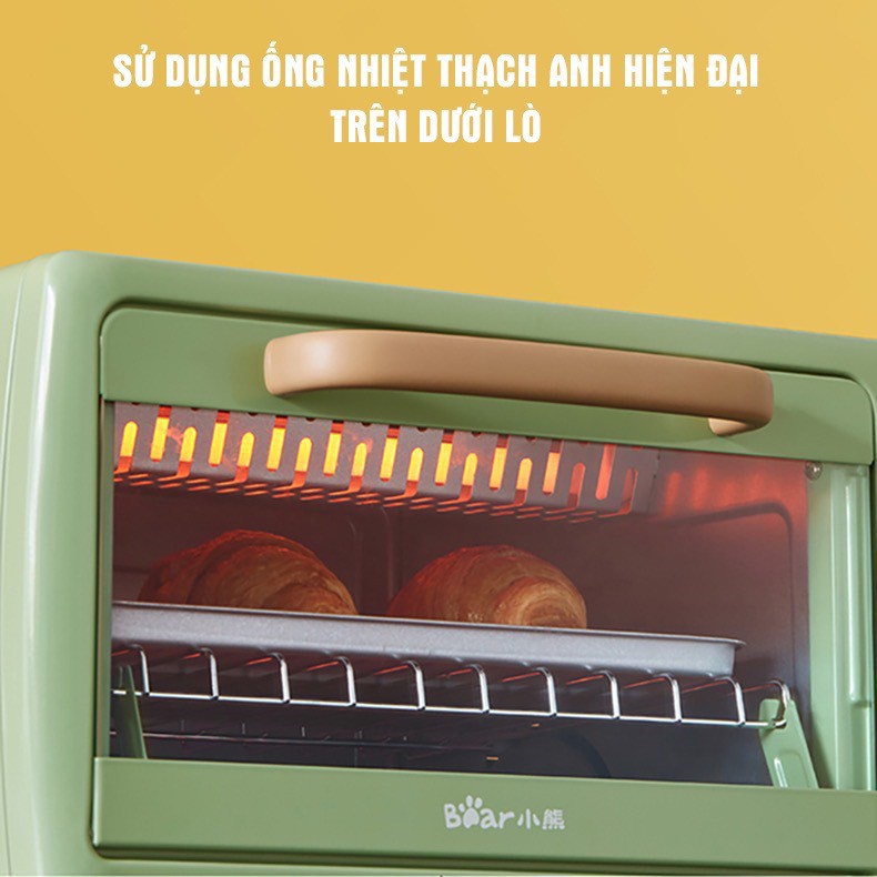 Lò Nướng Bánh Đa Năng 10,5L Bear DKX-C10J1, Công Suất 700W - BẢO HÀNH CHÍNH HÃNG 1 NĂM