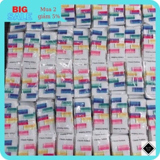 Kẹp xỉa đủ màu 1set/50cây