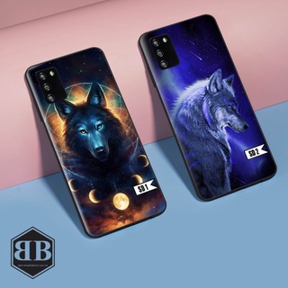 Ốp lưng kính cường lực Samsung Galaxy A03S các mẫu sói đẹp ,ngầu