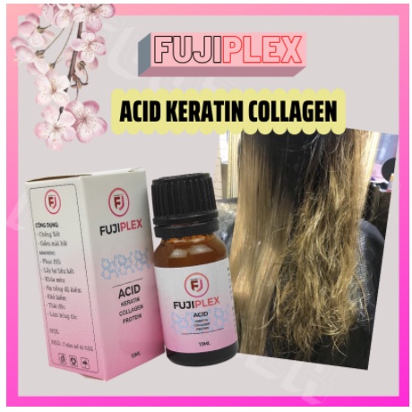 Tinh Chất Fujiplex Acid Béo Keratin Collagen Protein Phục Hồi Tóc Nát Hư Tổn, Giảm Sót Khi Nhuộm tóc HairStory