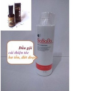 Combo 1 dầu gội sasaba 800ml và 1 dầu dưỡng tóc 50ml