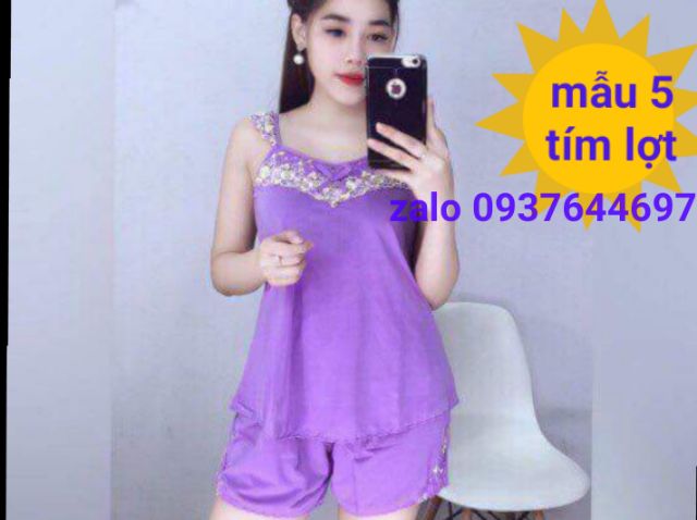 đồ bộ ngủ thun lạnh size 2 từ 47-52kg | BigBuy360 - bigbuy360.vn