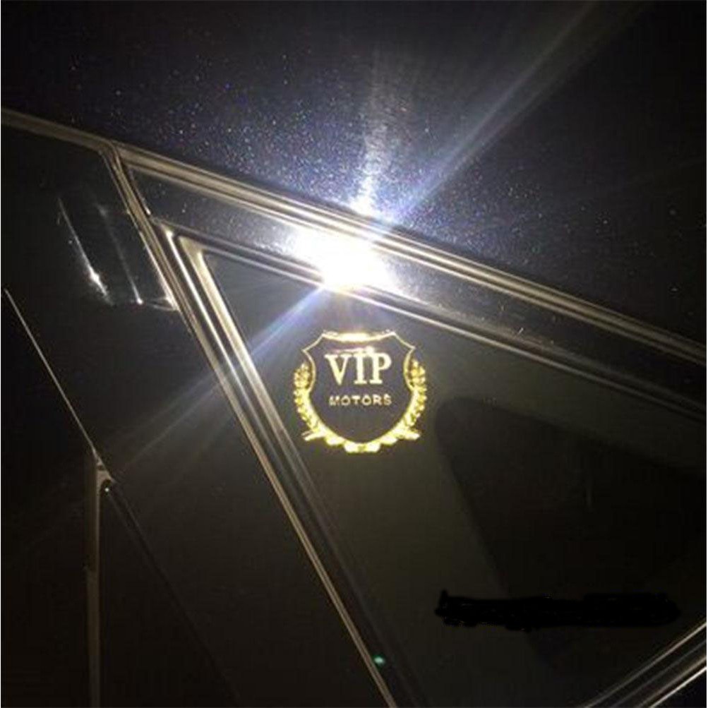 Logo Bông Lúa Chữ Vip Dán Trang Trí Xe Ô Tô,Xe Hơi - Bộ 2 Chiếc CARZONE.TOP