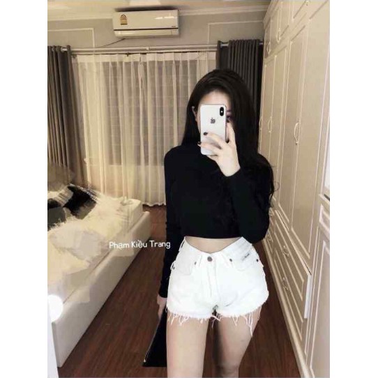 Quần short nữ tua rua - MIN Boutiques - Ảnh thật - chất Kaki