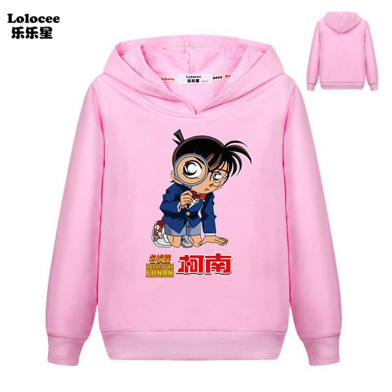 Áo Hoodies Hình Thám Tử Lừng Danh Conan Cho Bé Trai