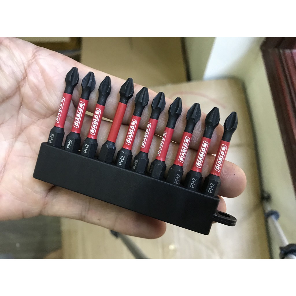 10 Mũi Vít Nhập Mỹ Chính Hãng PH2 - 5cm