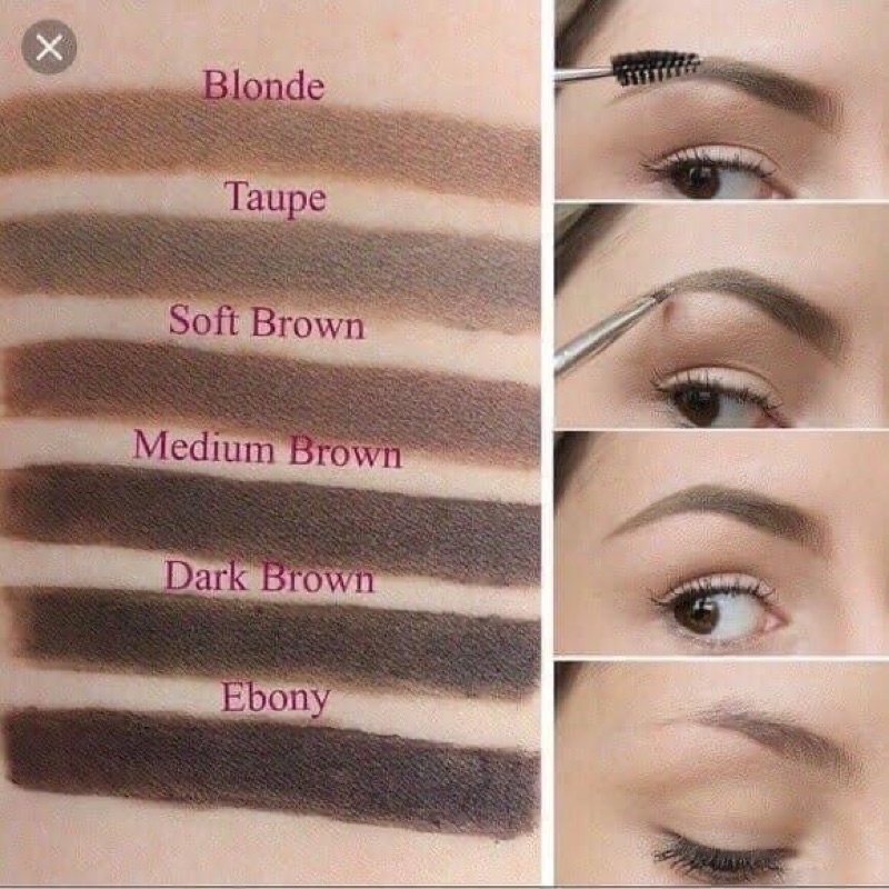 Chì kẻ mày ANATASIA BEVERLY HILLS Brow Wiz Skinny Pencil 1 đầu chì, 1 đầu chải