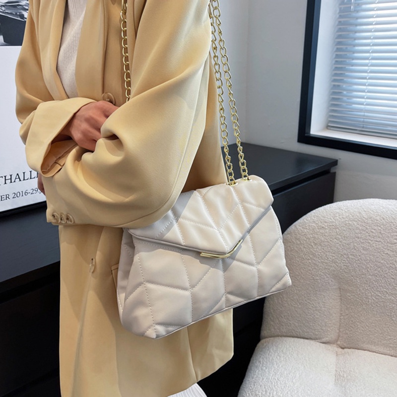 Túi đeo vai IELGY phối dây xích kiểu retro thời trang cho nữ