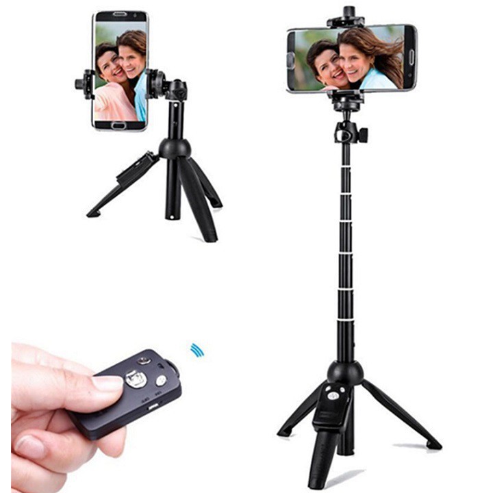 MỚI - Gậy Chụp Hình Kiêm Tripod 3 Chân Đa Năng YT 9928 CHÍNH HÃNG YUNTENG