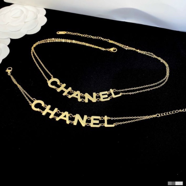 SET VÒNG CỔ & VÒNG TAY CHANE TITAN