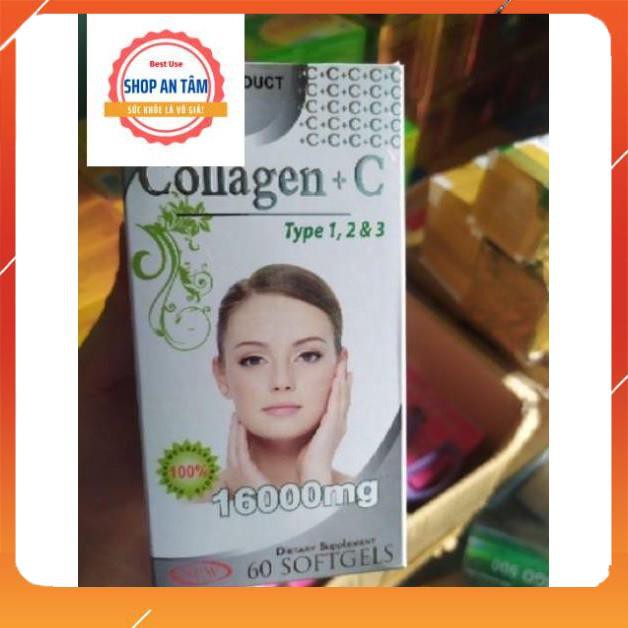 Viên uống đẹp da Collagen + C Type 123 16000mg giảm thâm nám tàn nhang  Hộp 60 viên | BigBuy360 - bigbuy360.vn