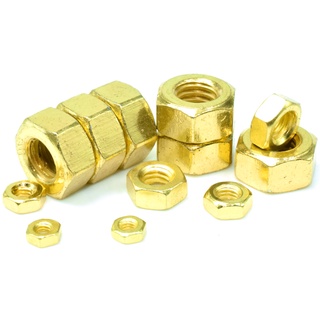 M2 m2.5 m3 m4 m5 m6 đai ốc lục giác hợp kim titan mạ vàng đai ốc lục giác