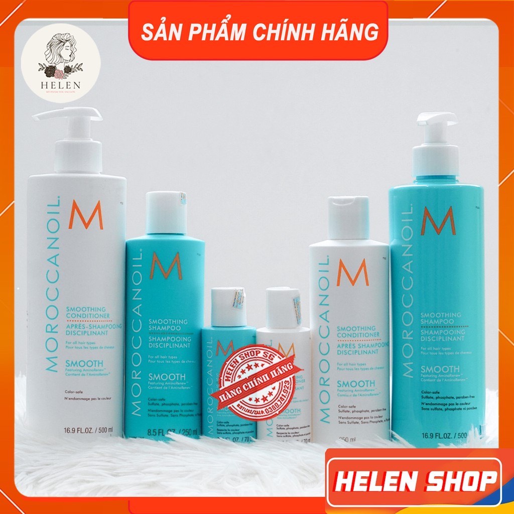 Dầu Gội Xả Suôn Mượt MOROCCANOIL SMOOTH 500ML