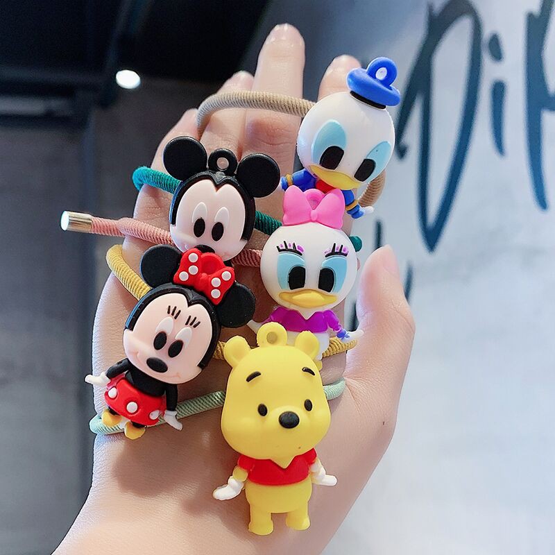 Dây buộc tóc thun cột tóc hình chuột mickey cute xinh xắn phong cách hàn quốc dành cho nữ 88STORE -TB014