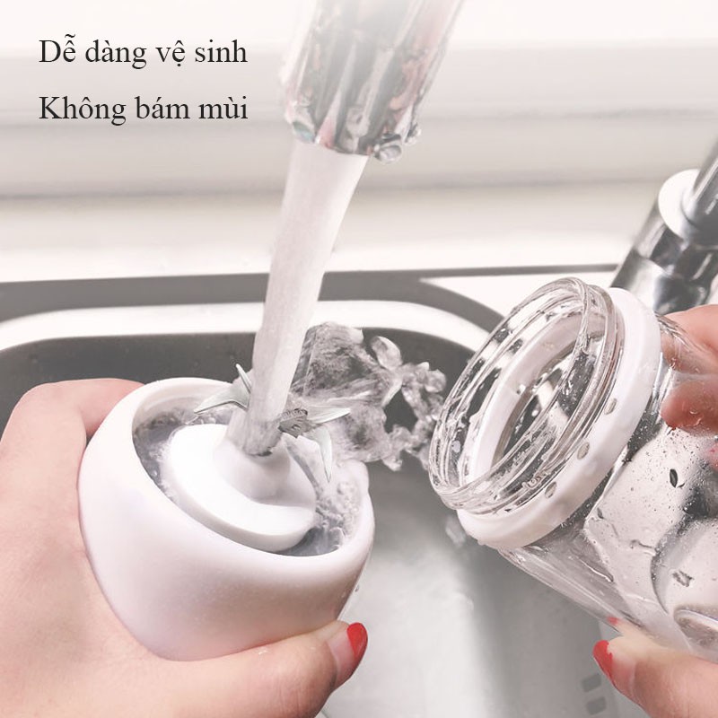 Máy Xay Sinh Tố Cầm Tay Mini Đa Năng Kanchhi CHIGO DEERMA Sạc Tích Điện 6 Lưỡi Xay cao cấp VT122