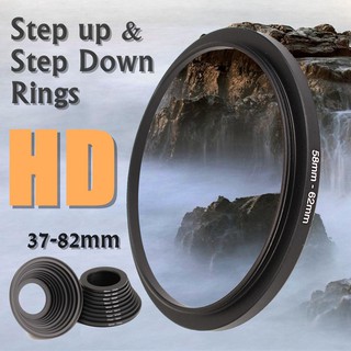 Set 9 vòng nối Step-up 37-82mm + 9 vòng nối Step-down 82-37mm dành cho thấu kính máy ảnh