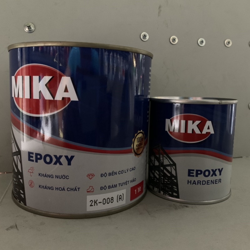 Sơn lót Mika 008 Epoxy 2 thành phần Hàng Chính Hãng