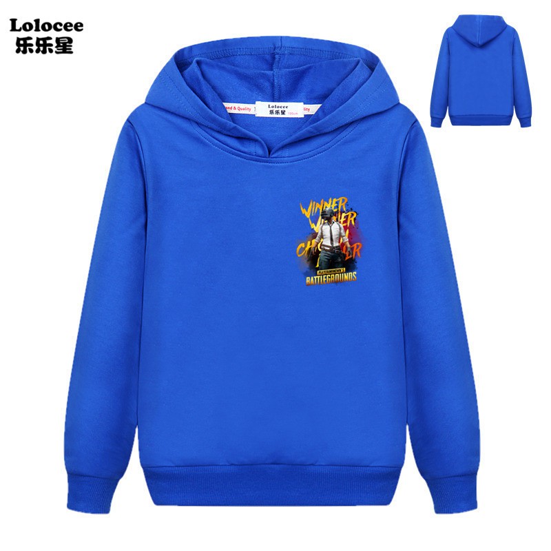 Áo Hoodies Phong Cách Game Pubg Cho Bé Trai 3-14 Tuổi