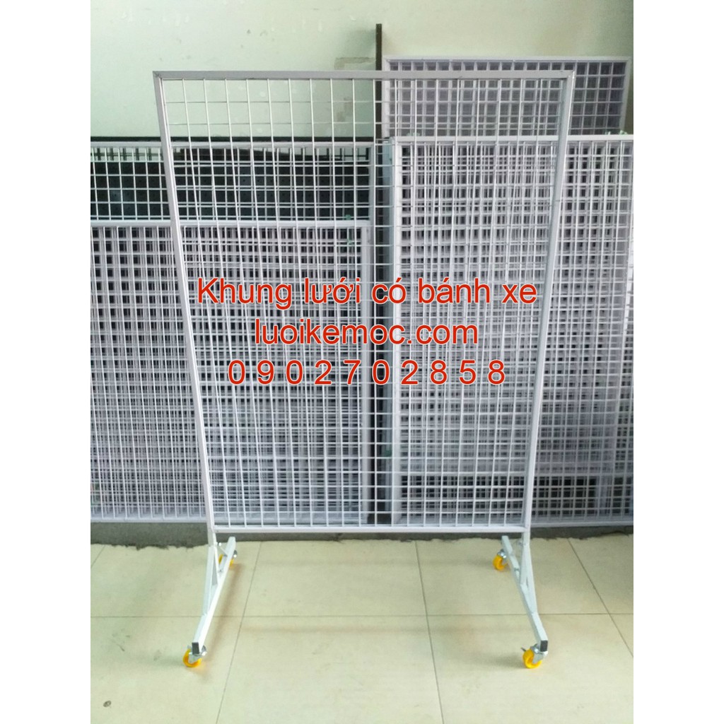 Khung lưới có bánh xe 1m x 1.5m