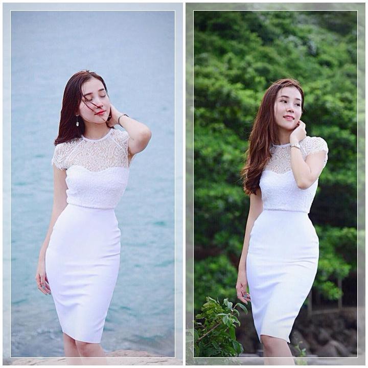 Đầm boddy phối ren tay con đơn giản dễ thương MP968 🎀(1MÀU)- kèm hình chụp thật sp 💯