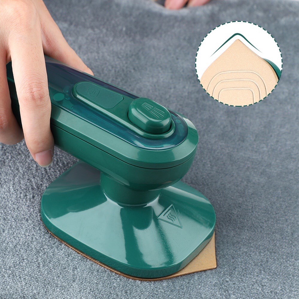 Bàn ủi hơi nước cầm tay mini, bàn là hơi nước mini du lịch 33w nhỏ gọn tiện dụng,