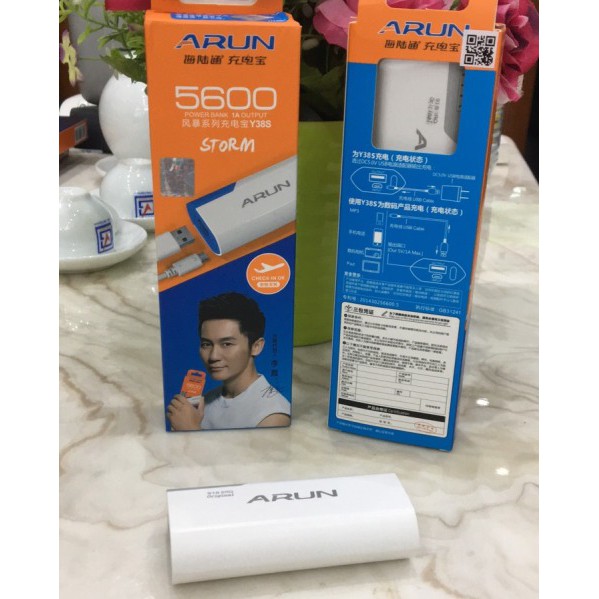 Pin dự phòng 5600 mah Arun Y38S