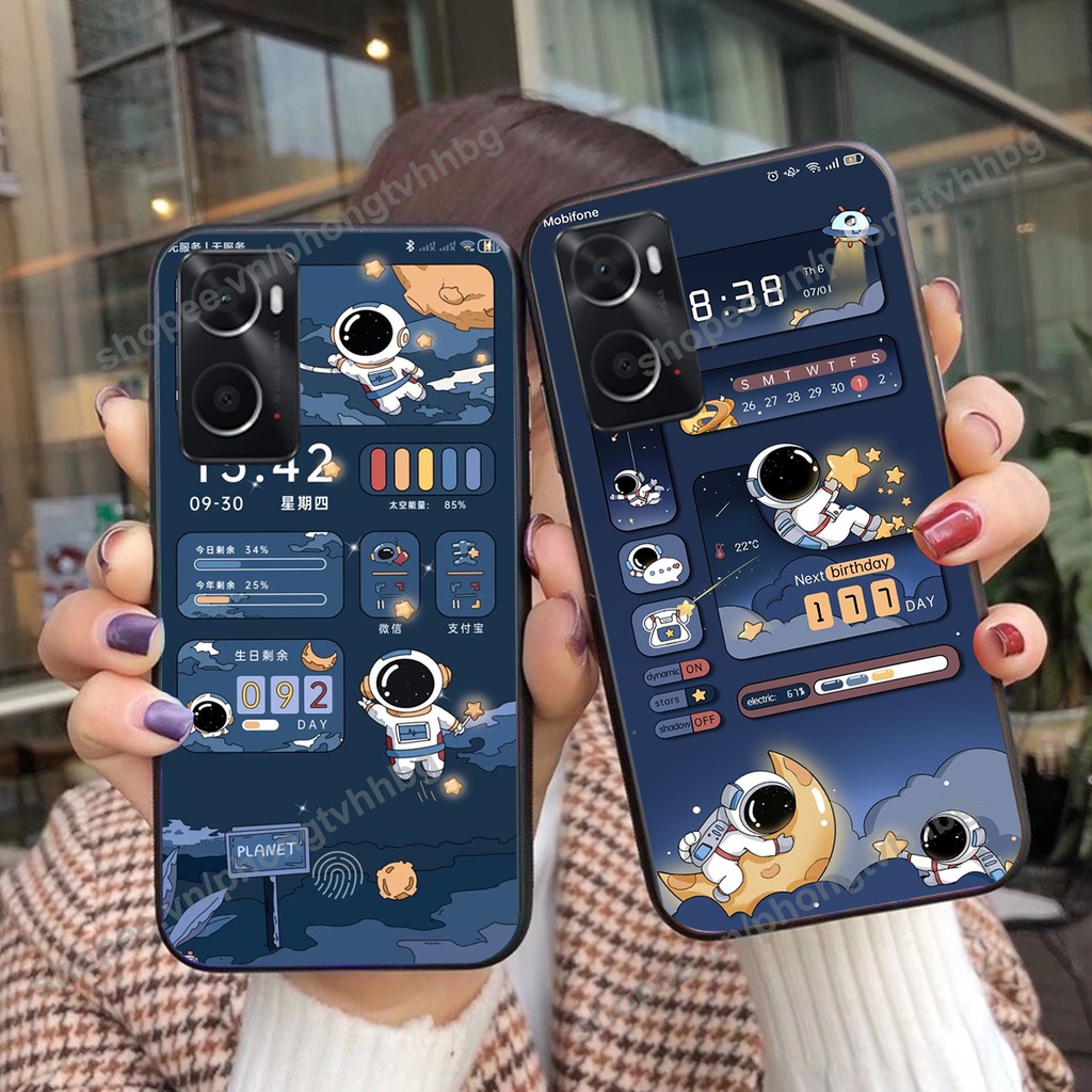 Ốp lưng Realme 9i / Realme 9 pro phi hành gia hoạt hình 3D cute giá rẻ