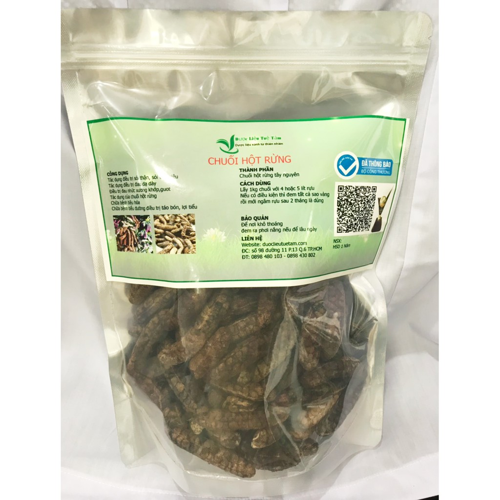 500gr chuối hột rừng tây nguyên