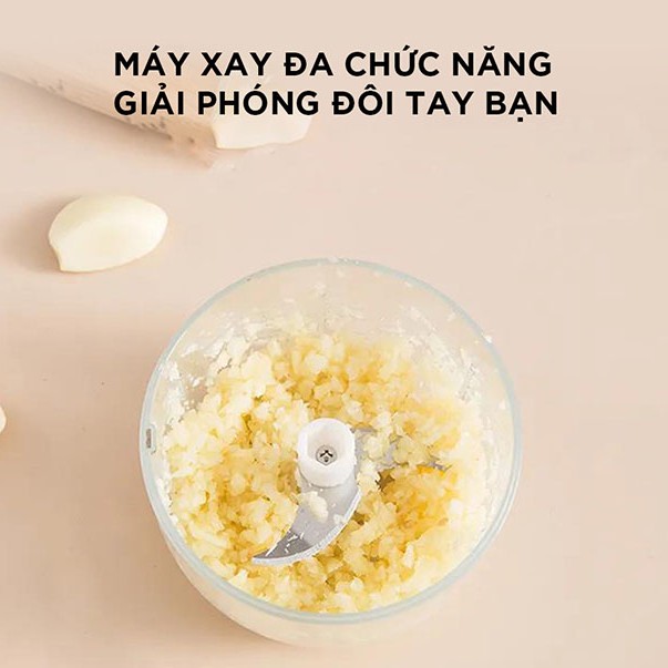 ❤Dễ thương - Chính hãng❤ Máy xay tỏi ớt đa năng Remax RL-LF32 dung tích 250ml - Bảo hành 6 tháng