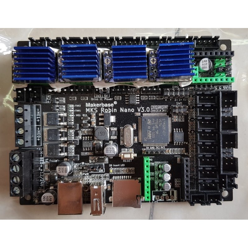 Board điều khiển máy in 3d MotherBoard Makerbase MKS Robin Nano V3.0 32Bit và 4 TMC2209