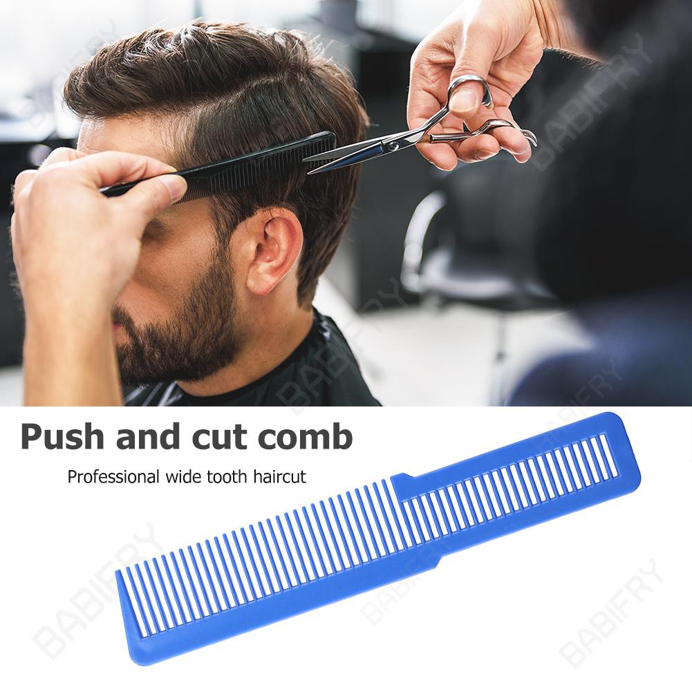 Lược chải hỗ trợ cắt tóc tạo kiểu răng thưa sợi carbon chống tĩnh điện dành cho salon