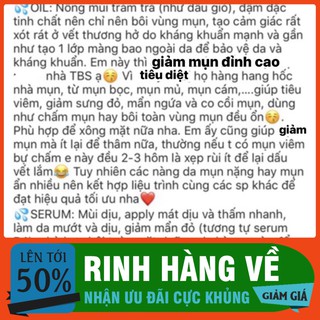XẢ KHO Serum The Body Shop Tea Tree Anti-imperfection Daily Solution kiềm dầu, giảm và ngừa mụn, thâm, se lỗ chân lông X