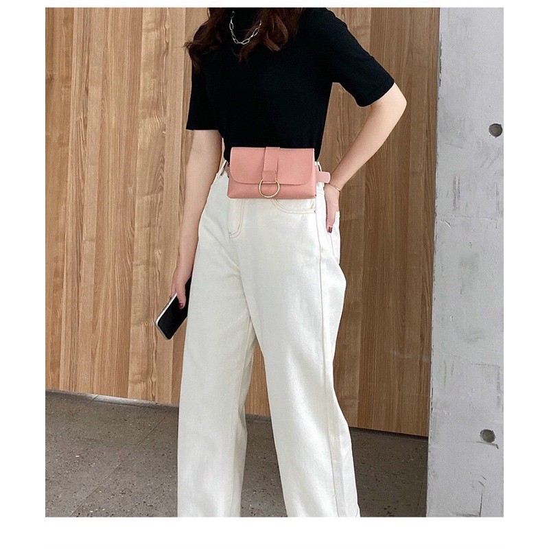 Túi Đeo Bụng Mini Size 18 Da Mềm | BigBuy360 - bigbuy360.vn