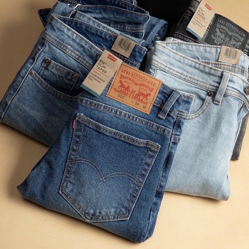 QUẦN JEAN NAM CAMBODIA MÀU XÁM TRẮNG -HAIAN JEAN - JEAN CO GIẢN