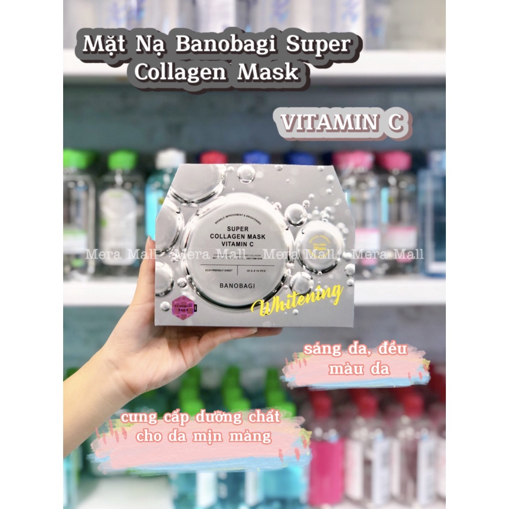 Mặt nạ giấy Banobagi Mask phiên bản nâng cấp Dưỡng Ẩm Trắng Da Chống Lão Hoá Giảm Mụn