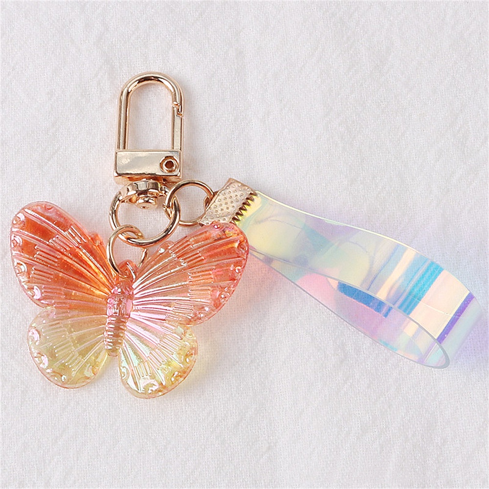 Móc Khóa Acrylic Hình Bướm Nhiều Màu Thời Trang