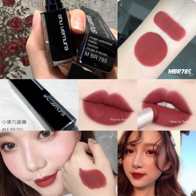 Kết quả hình ảnh cho shu uemura vỏ đen m br 785
